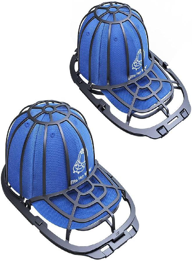 Eiito Hat washer for Washing machcine, 2 Pack Hat Cleaner for Baseball Caps Hat Shaper for Dishwasher - Hat Cage Rack Frame fit Adult and Children Wash Caps - Image 1